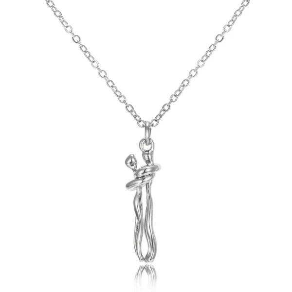 Promise emotional expression, romantic embrace, necklace - Image 8