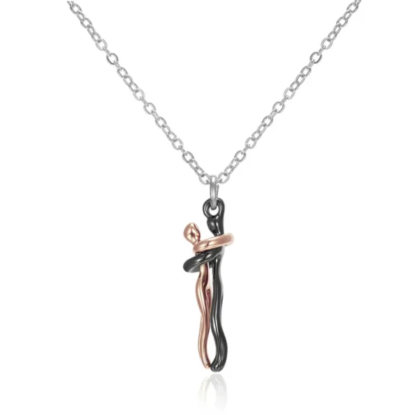 Promise emotional expression, romantic embrace, necklace - Image 5