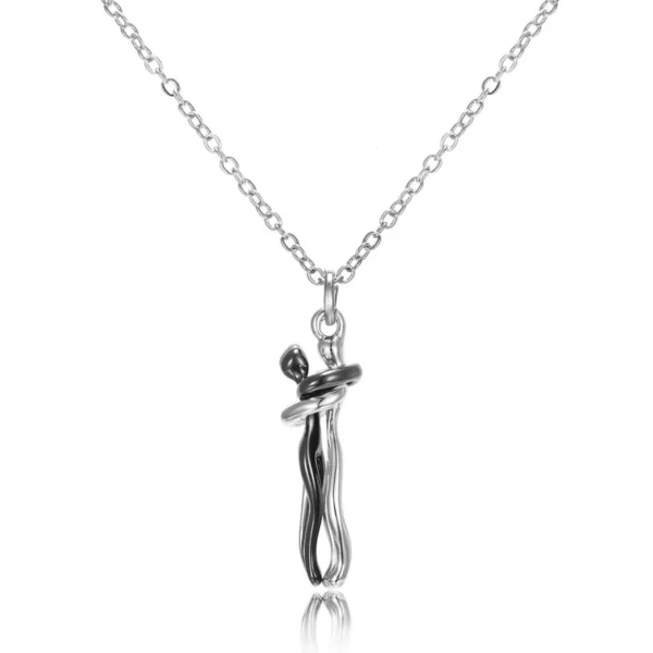 Promise emotional expression, romantic embrace, necklace - Image 11